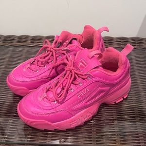 Women’s FILA disruptor hot pink 7